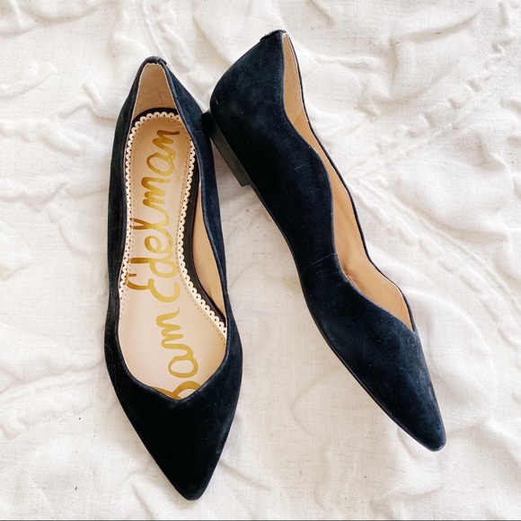 Sam Edelman Suede Riza Flats Size 5 New $110 - Picture 2 of 6